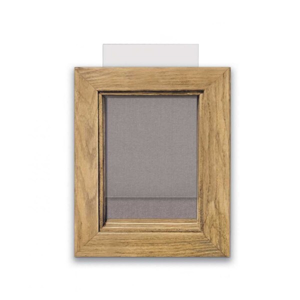 Indoor Enclosed Combo Board, 72"x36", Black Frame/White Porc & Amethyst